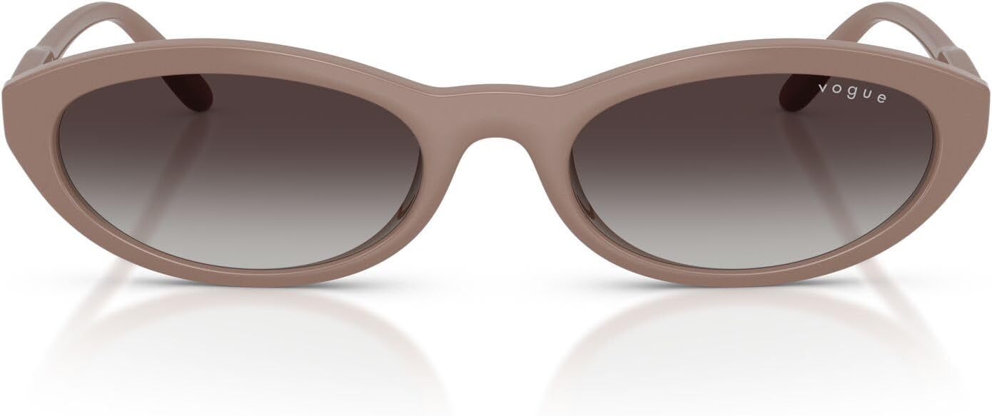 

Солнцезащитные очки Vogue Eyewear VO5697SU женские, овальной формы, универсальный крой, градиентный переход цвета «серо-коричневый», диаметр 54 мм, Full Taupe/Grey Gradient