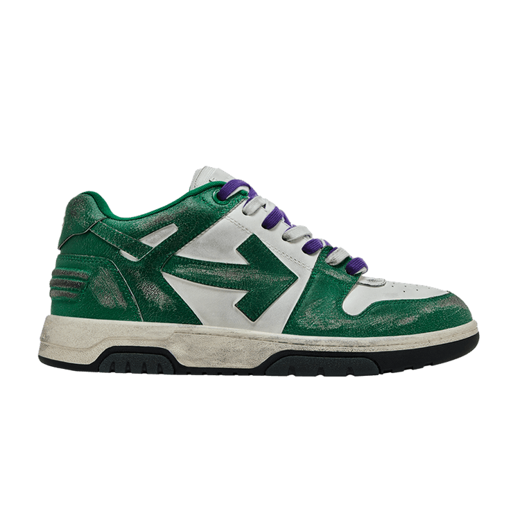 

Кроссовки Off-White Off-White Out of Office Vintage Leather 'White Green', белый