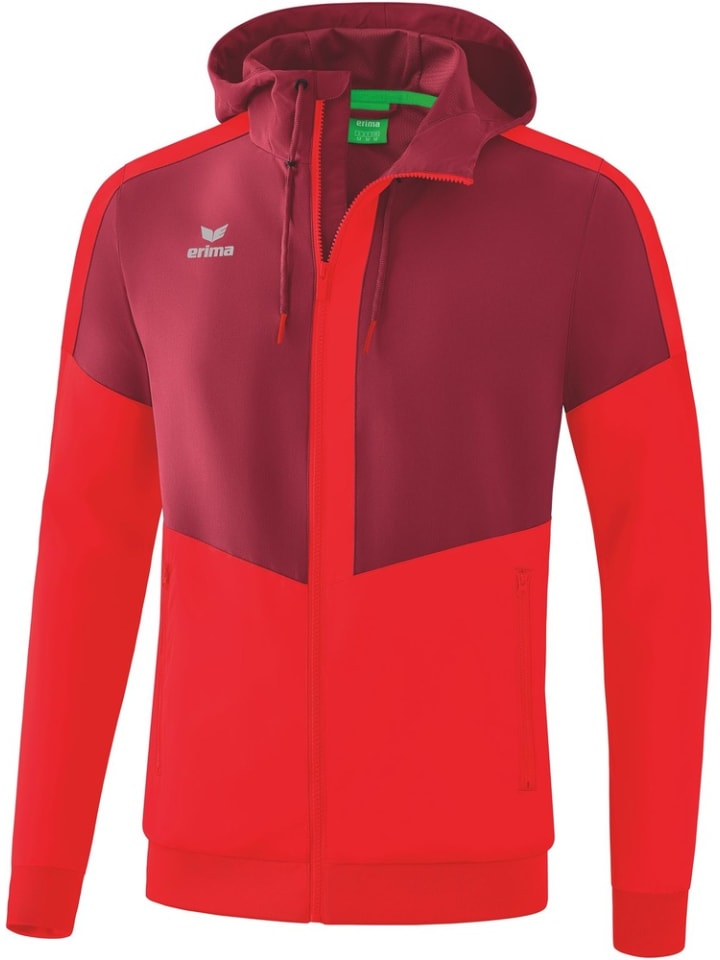 

Спортивная куртка Squad Tracktop Jacke Mit Kapuze erima, красный