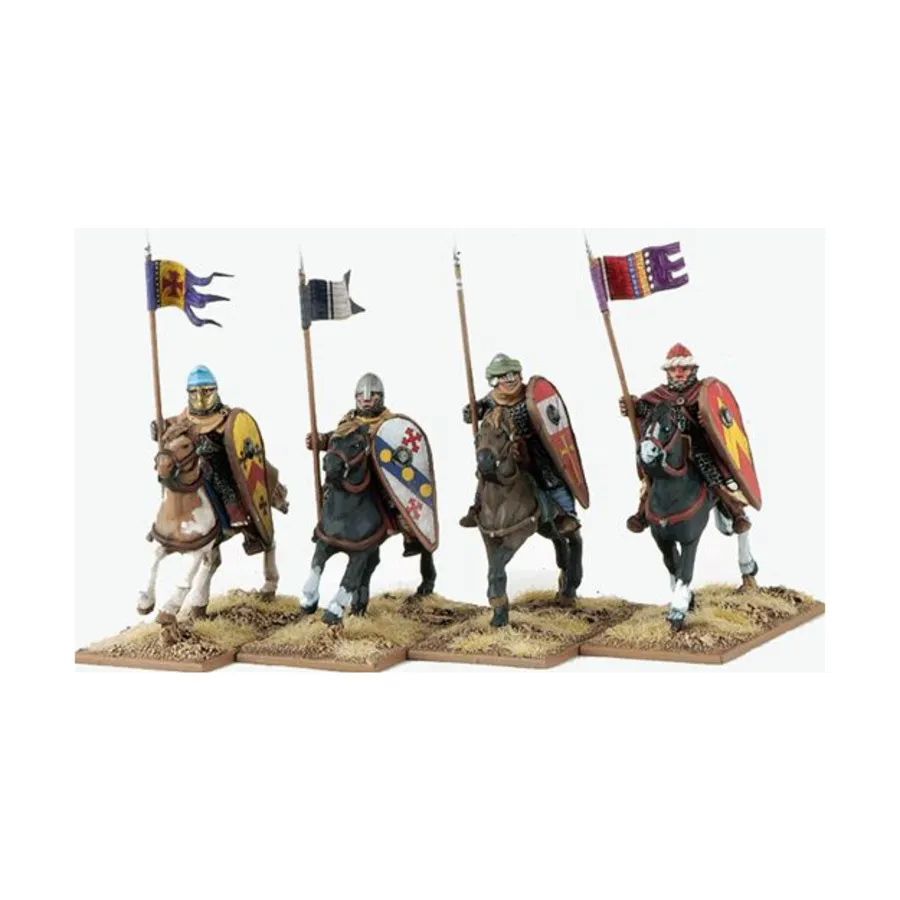 

Рыцари №1 – верхом, Gripping Beast Miniatures - Early Crusade & Outremer (28mm)