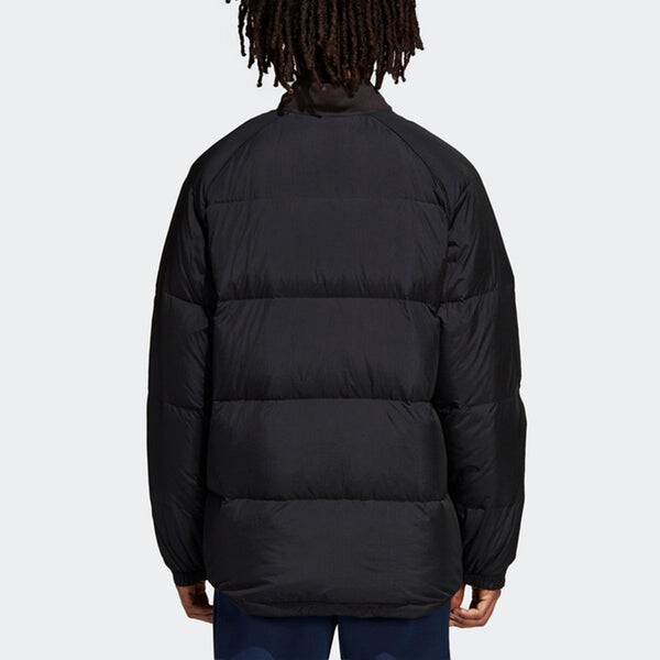 Пуховик adidas originals Graphic JKT Contrasting Colors Windproof Stay Warm Sports Down Jacket Black, черный — фото 3