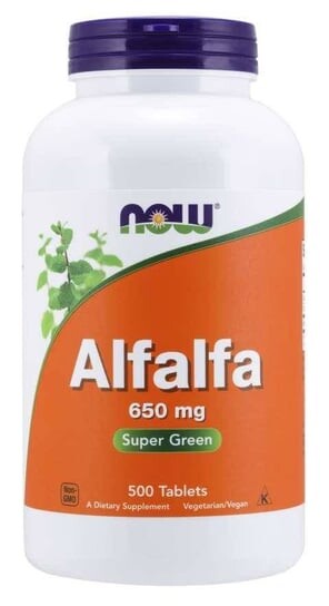 

Люцерна - Люцерна 650 мг (500 таблеток) Now Foods