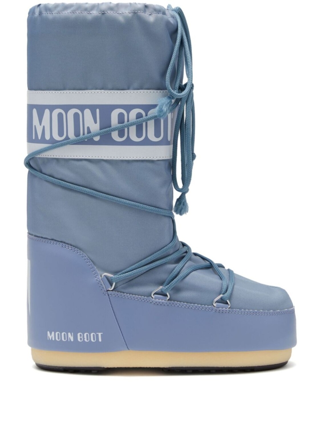 Зимние ботинки Moon Boot Icon с логотипом, серый