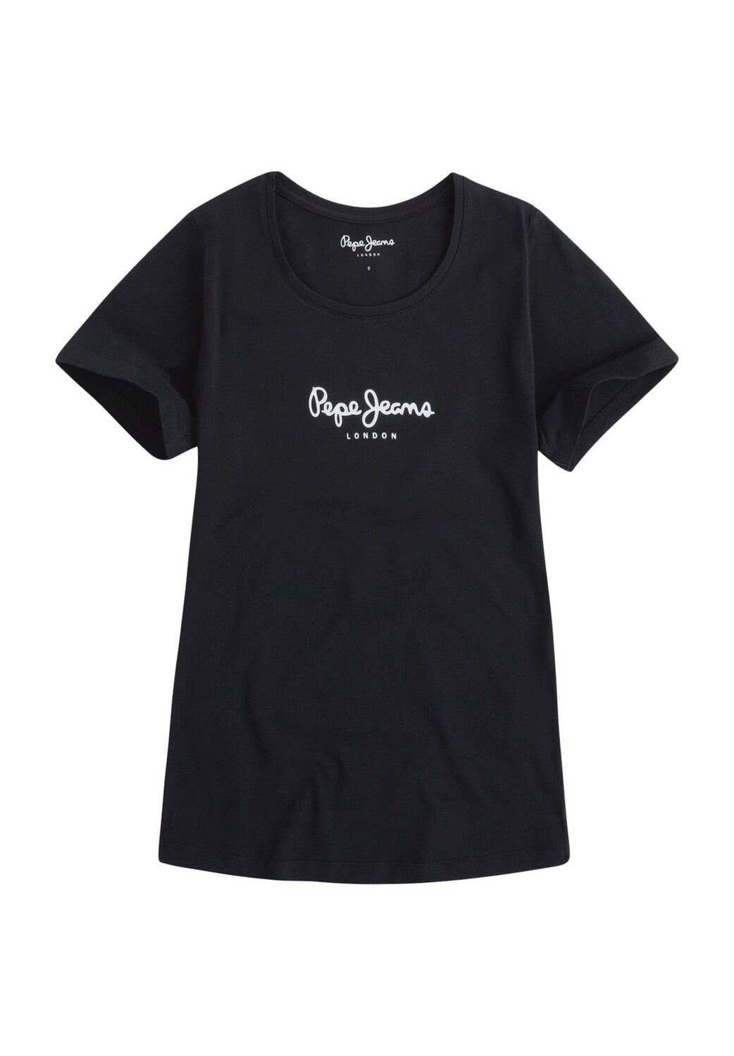 

Женская футболка New Virginia с логотипом Pepe Jeans, черный