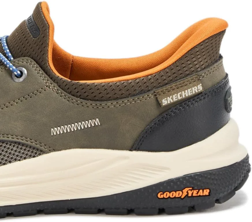 Мужские модные кроссовки Skechers Meroe-Alden, оливковый — фото 3