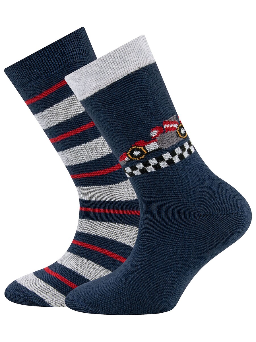 

Носки EWERS Socks Rennauto, цвет blue/mottled grey