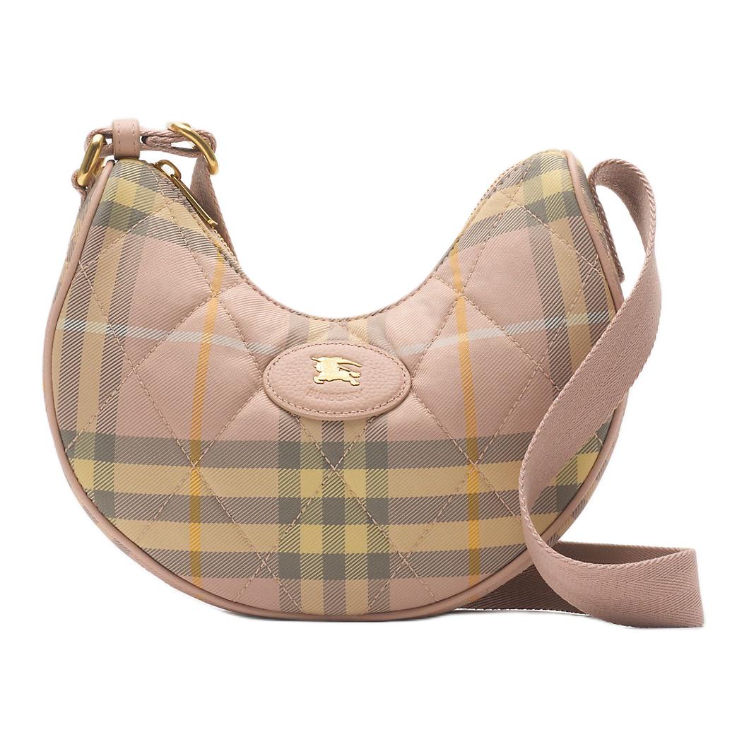 

Burberry Полиамидная женская сумка через плечо чайного цвета