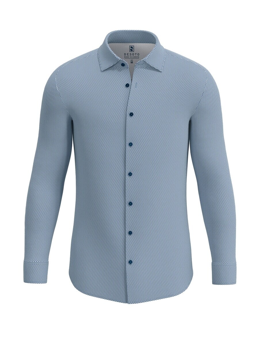

Рубашка DESOTO Slim fit Button Up, синий