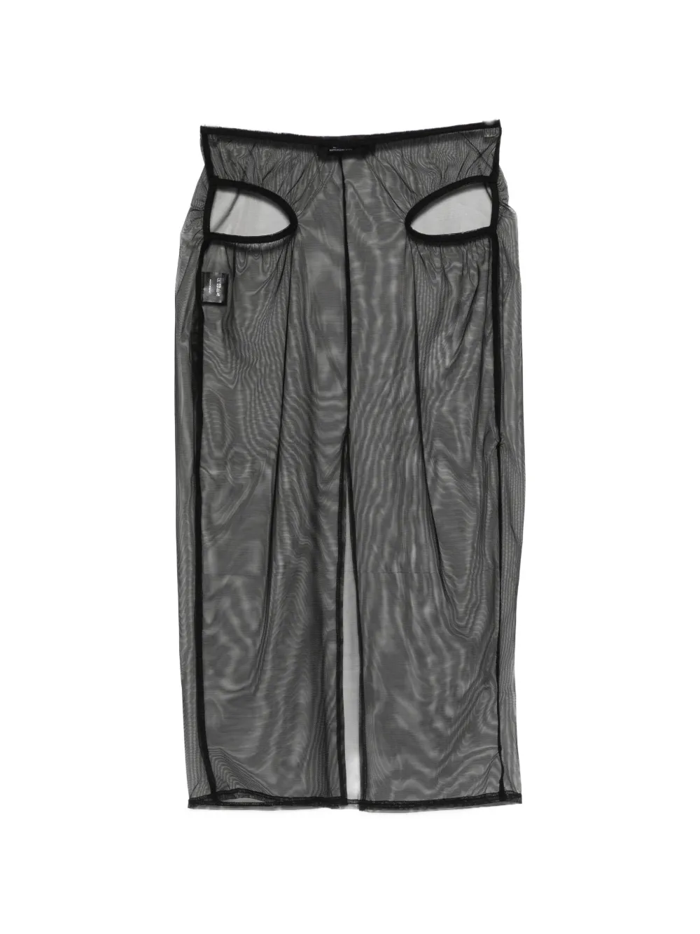 

Миди-юбка с вырезами Cowboys of Habit, черный