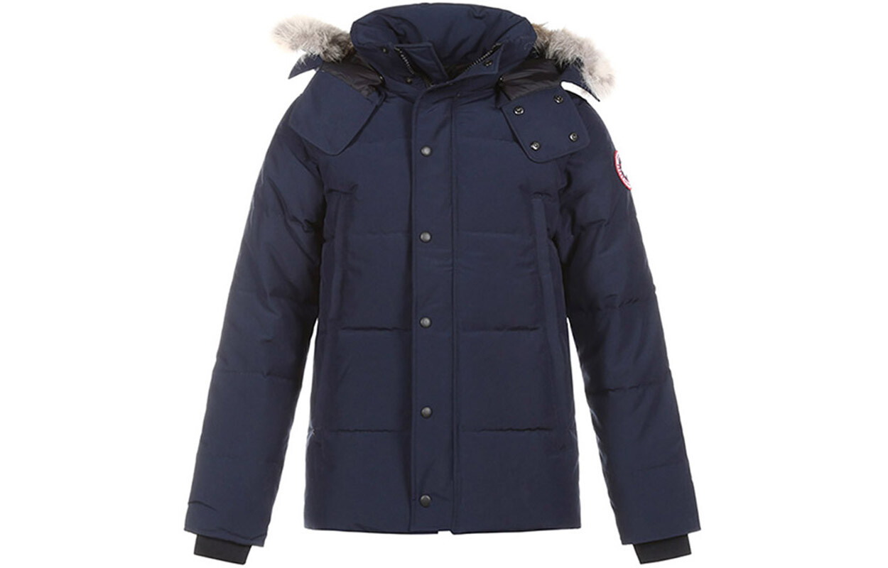 

Мужской пуховик Canada Goose, цвет azure blue