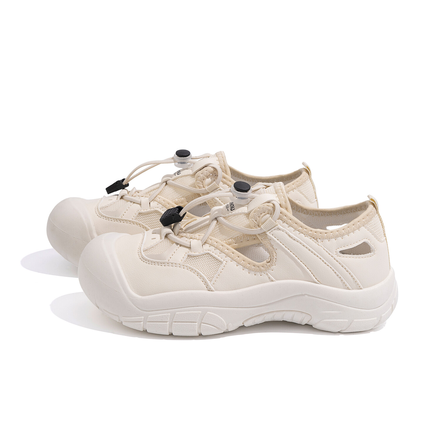 Кроссовки HUANQIU Lifestyle Shoes Women's Low-top Beige, бежевый — фото 2
