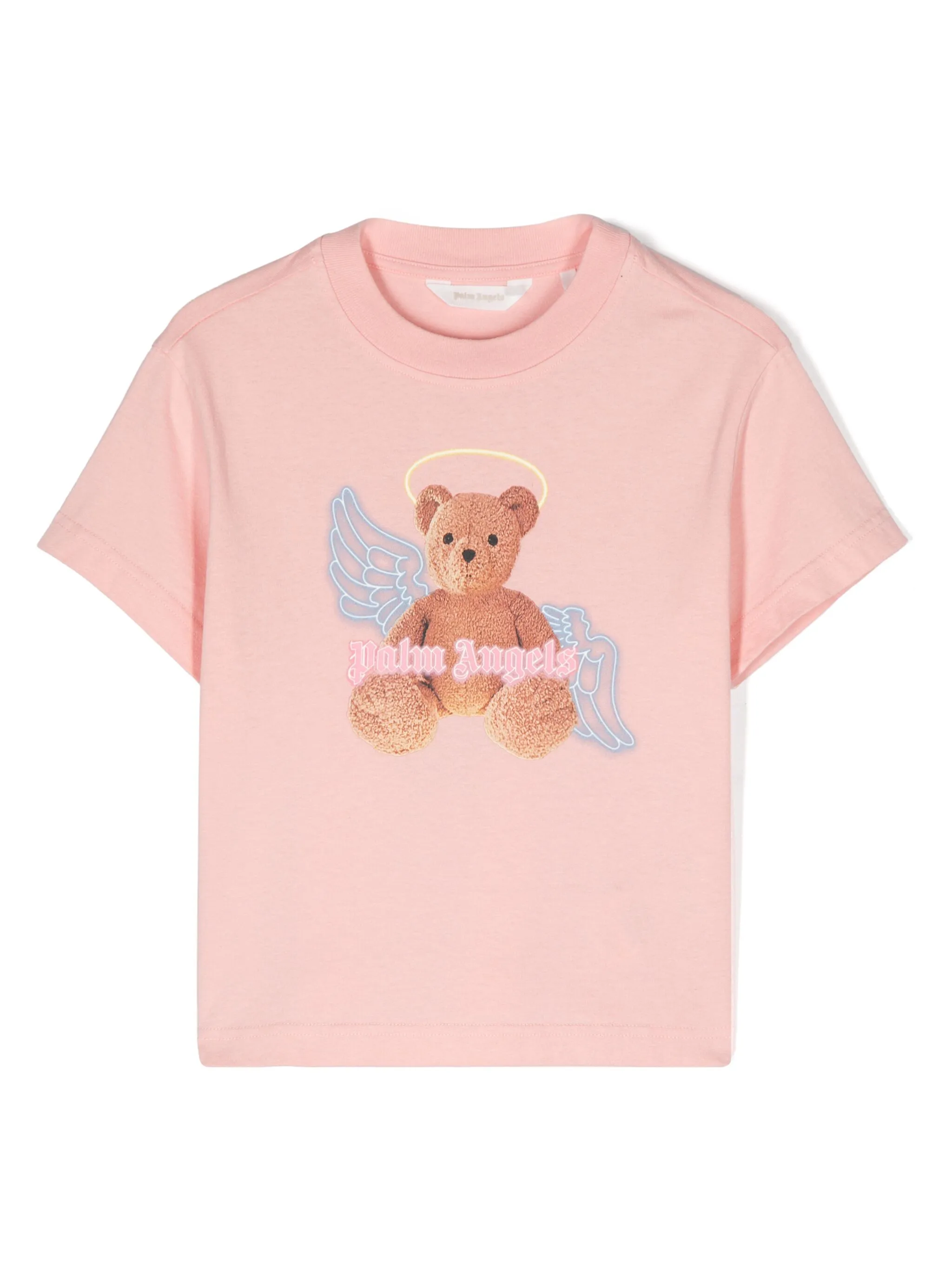 

Футболка Bear Angel Palm Angels Kids, розовый