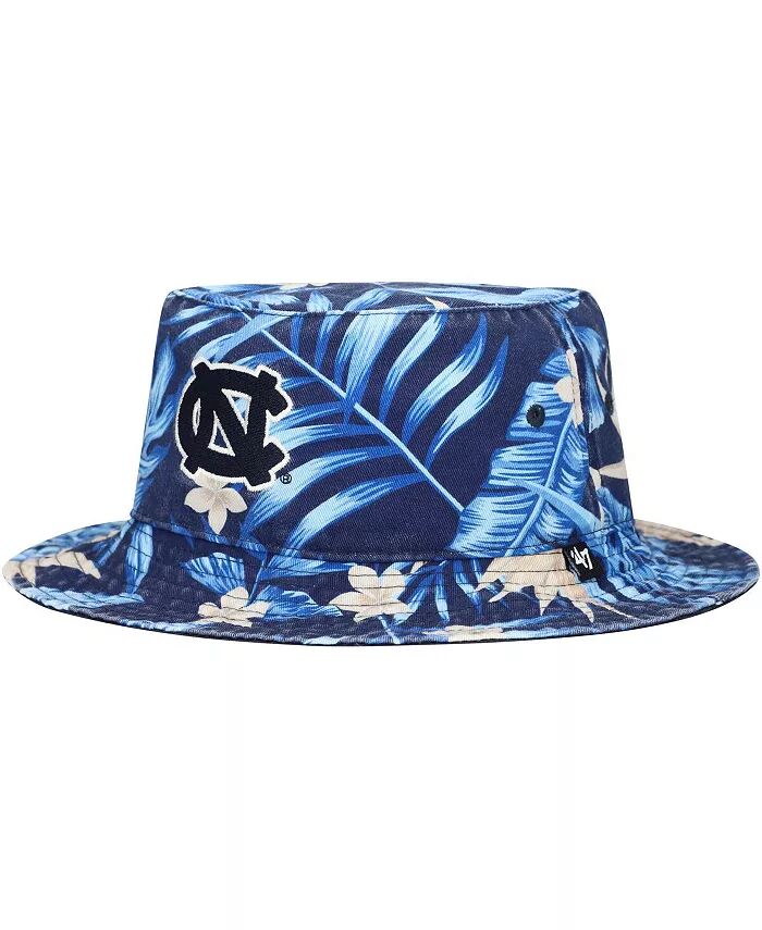 

47 Brand Мужская темно-синяя шляпа North Carolina Tar Heels Tropicalia Bucket Hat '47 Brand