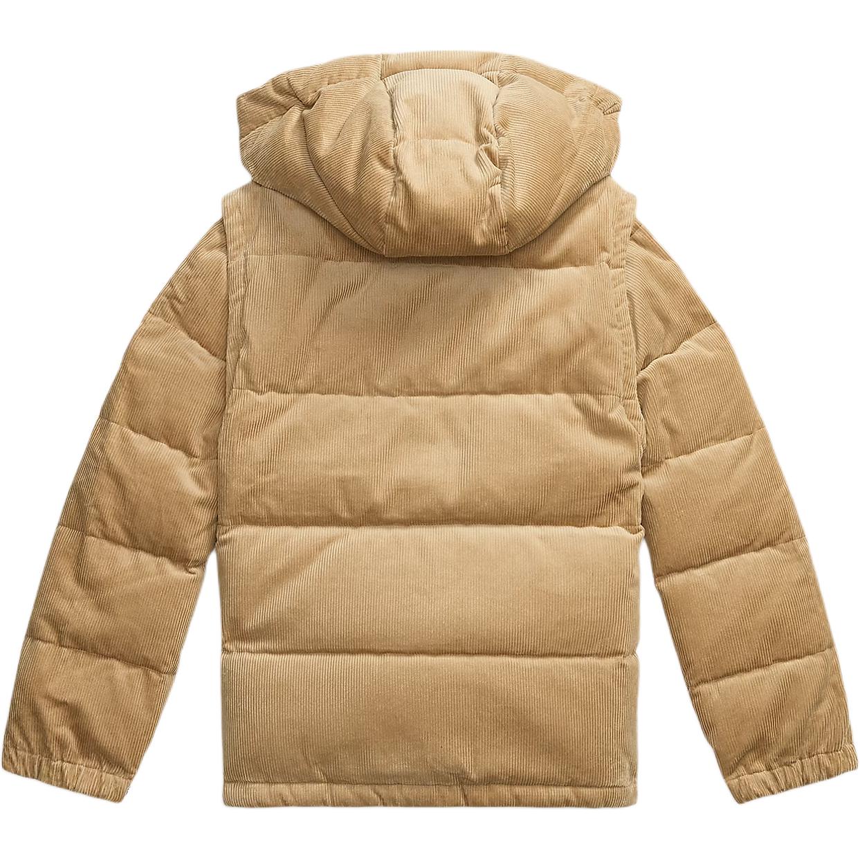 Детская пуховая куртка Kids' Polo Ralph Lauren, хаки — фото 2