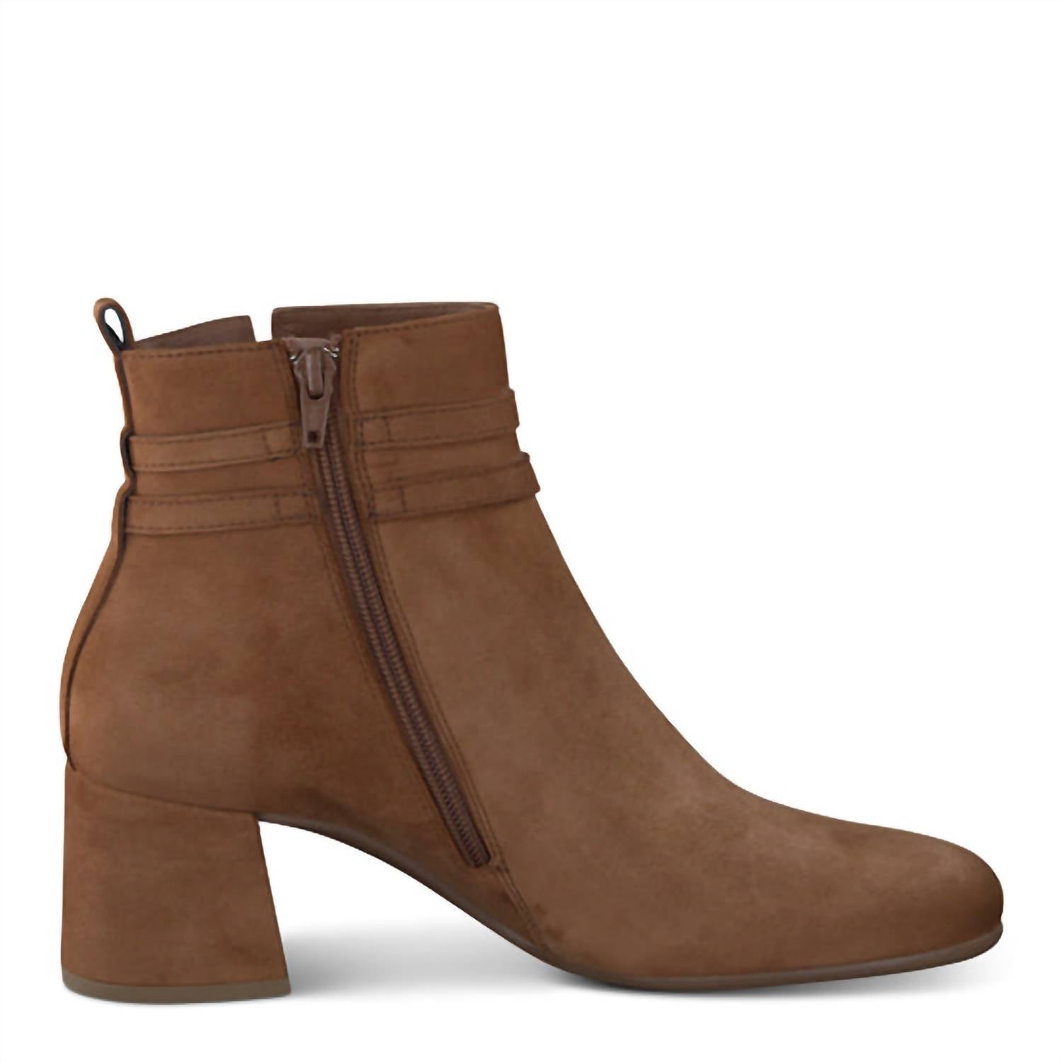 Женские ботильоны Sydney Buckle из замши цвета ириски Paul Green, Toffee Suede — фото 2