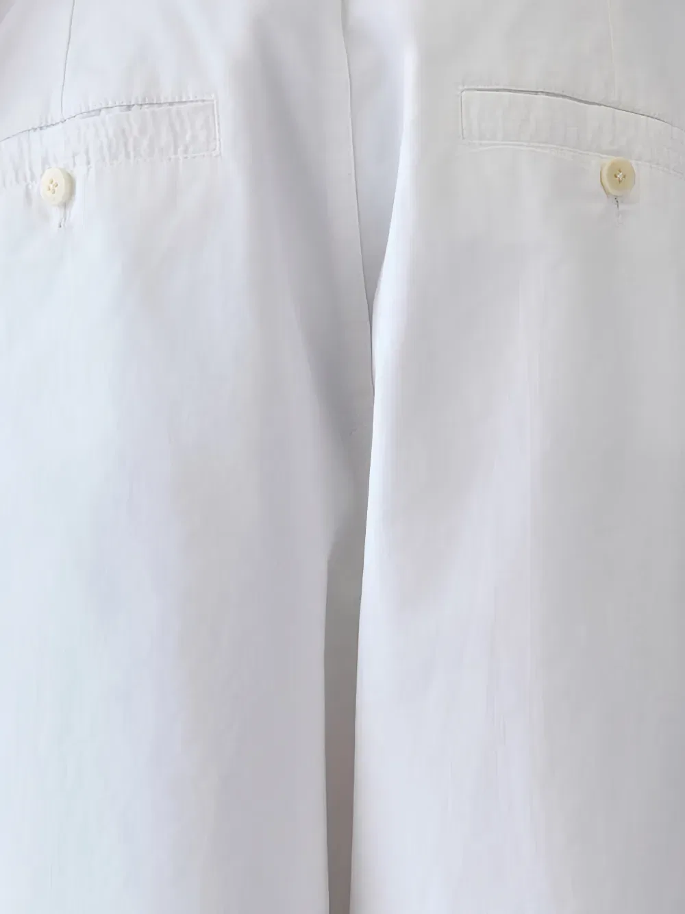 Брюки с отворотом на талии и завязками Jacquemus, белый — фото 3