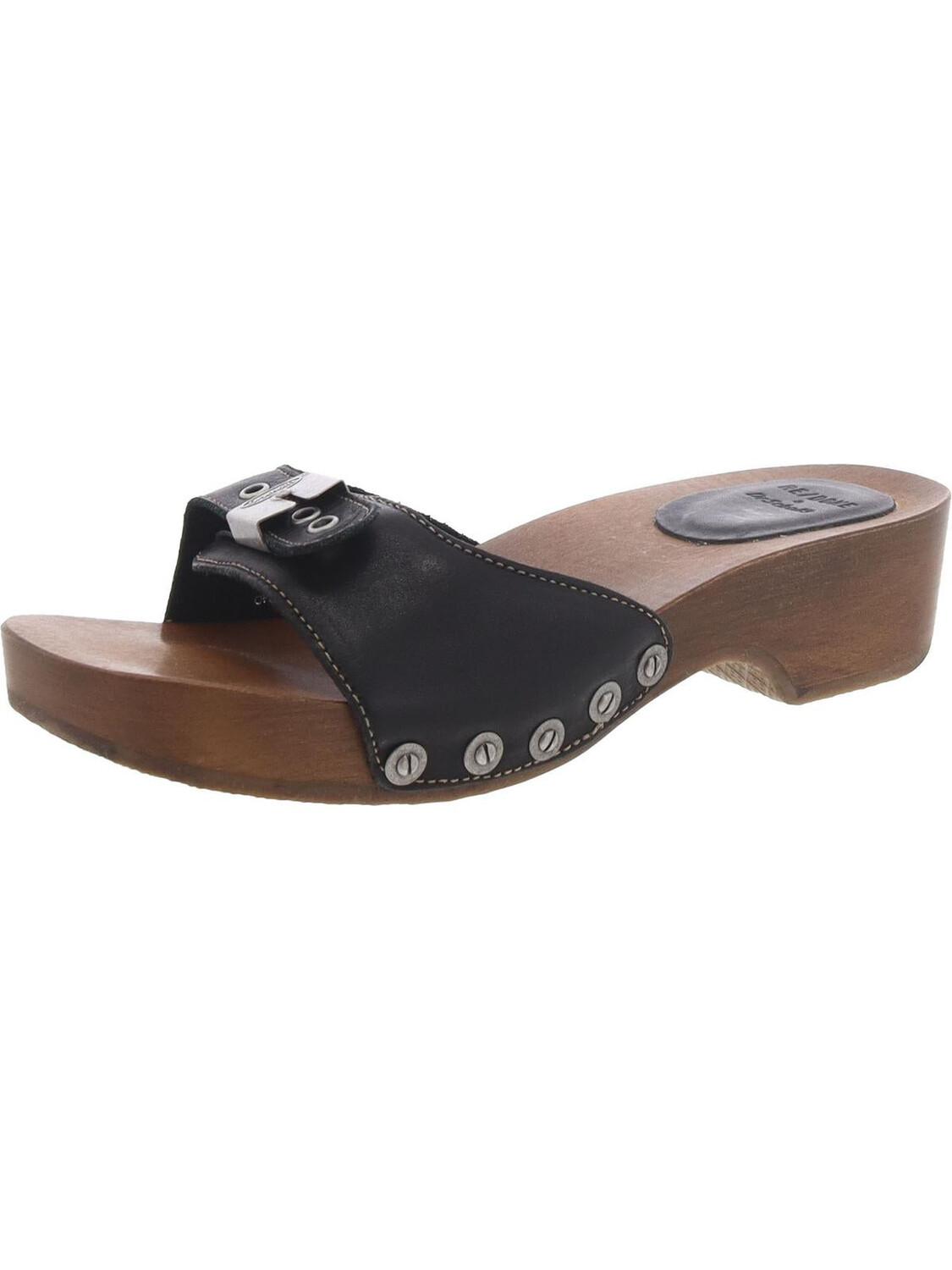 

Женские кожаные туфли-слипоны на каблуке Original Icon Dr. Scholl's Shoes, цвет Black 001