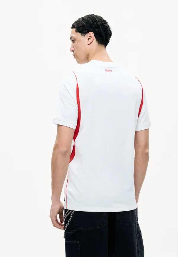 Футболка мужская сборной Турции Nike Performance, белый/спорт-красный — фото 3