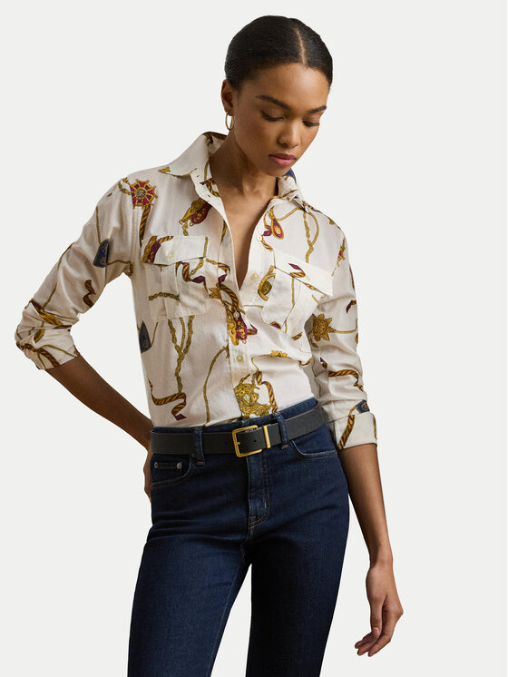

Рубашка обычного кроя 200957119001 Lauren Ralph Lauren, белый