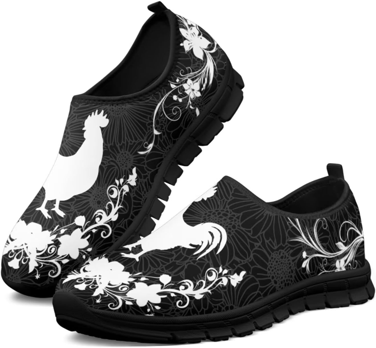 

Женские теннисные кроссовки Low Top лоферы Ходьба Кроссовки Comfort Travel Sport Shoes Ecaestolph, черный