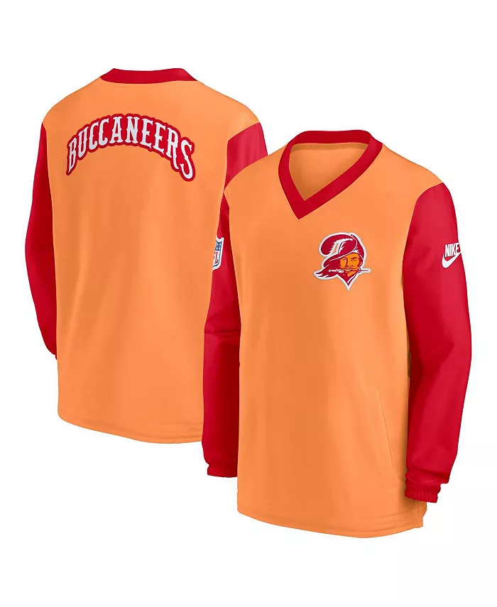 Мужская оранжевая ветровка Tampa Bay Buccaneers Throwback с V-образным вырезом Nike — фото 4