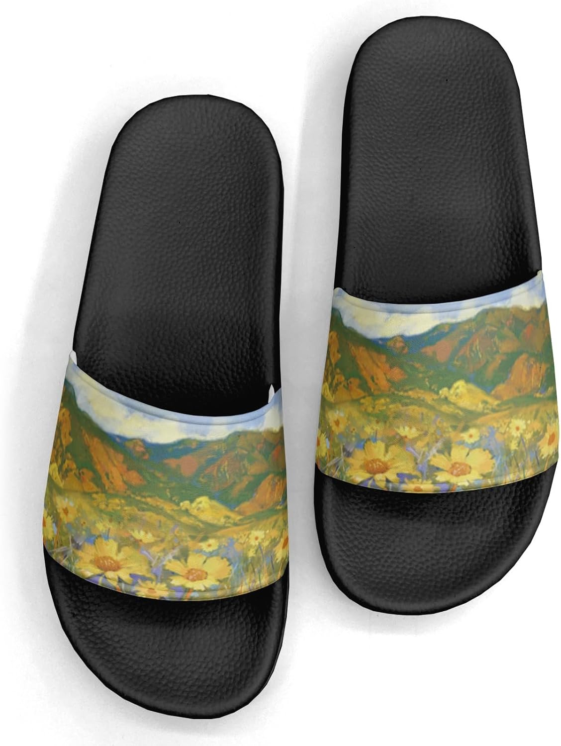 

Сандалии-шлепанцы Art Kiss Lover Design для женщин и мужчин, подарок, повседневные, спортивные, для бассейна, душа, дома и на улице Generic, желтый