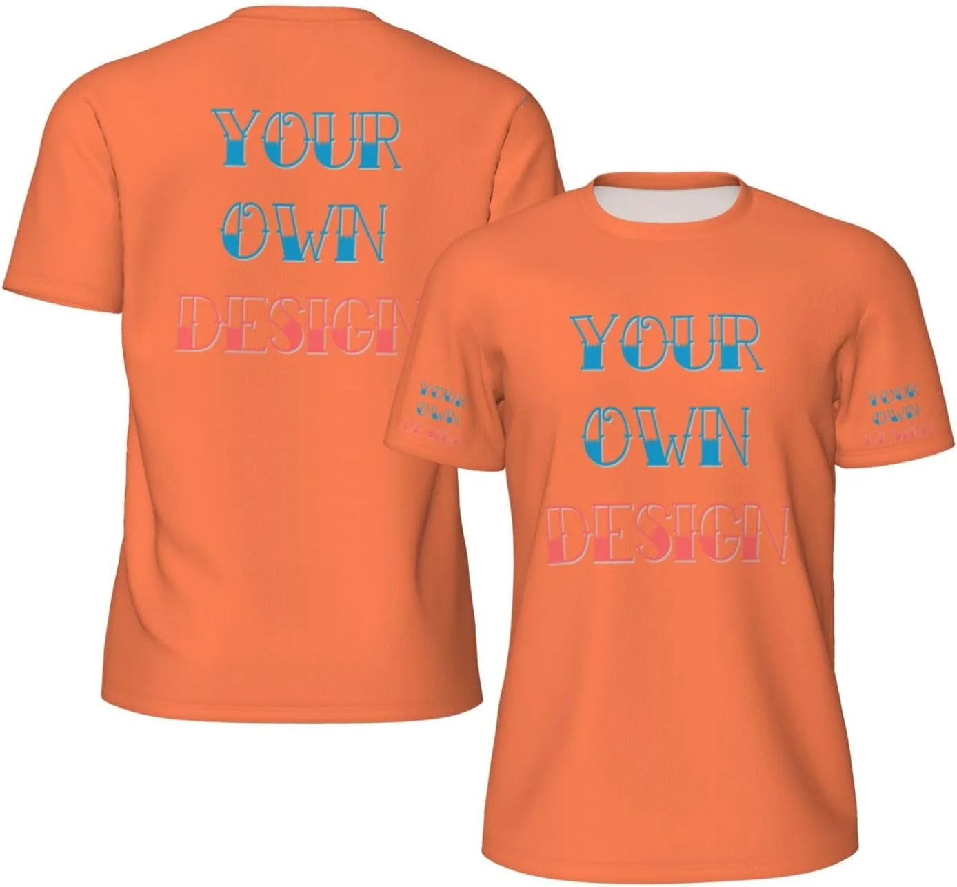 

Футболка Custom с принтом на 4 сторонах