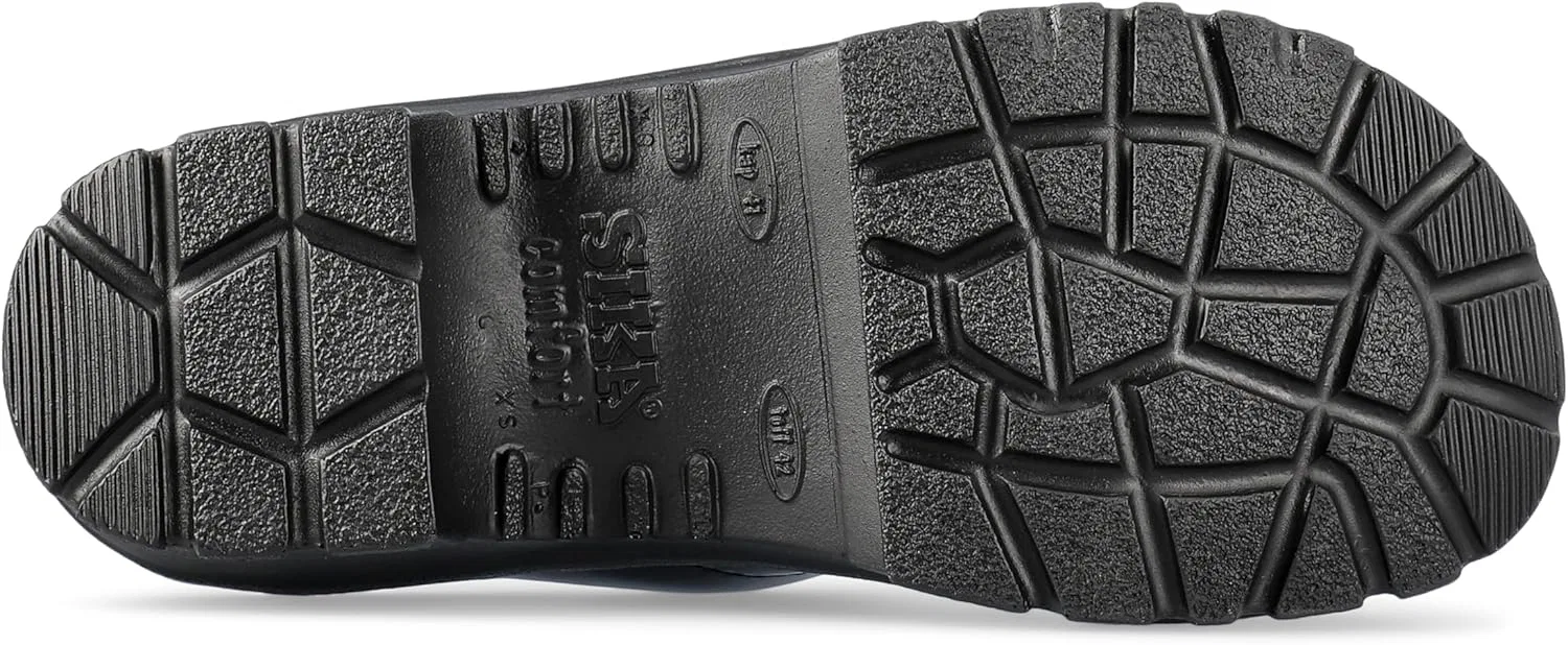 Сабо SIKA 54 Comfort Robust - широкая посадка и деревянная стелька - идеально подходят для сельского хозяйства, лесного хозяйства и рыболовства, легкой и тяжелой промышленности, строительства и ремесел, транспорта и складского хозяйства, Black — фото 4