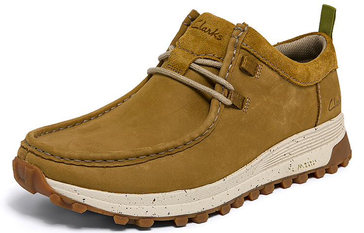 Мужские повседневные мужские низкие желтые Clarks — фото 2