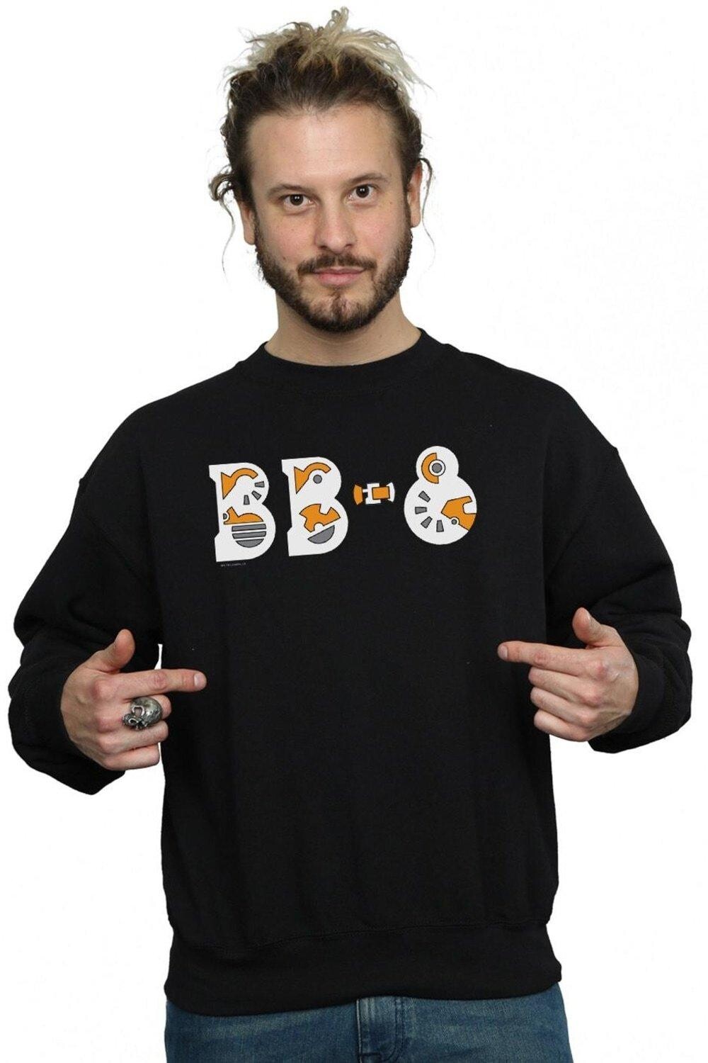 

Толстовка с текстовым логотипом The Rise Of Skywalker BB-8 Star Wars, черный