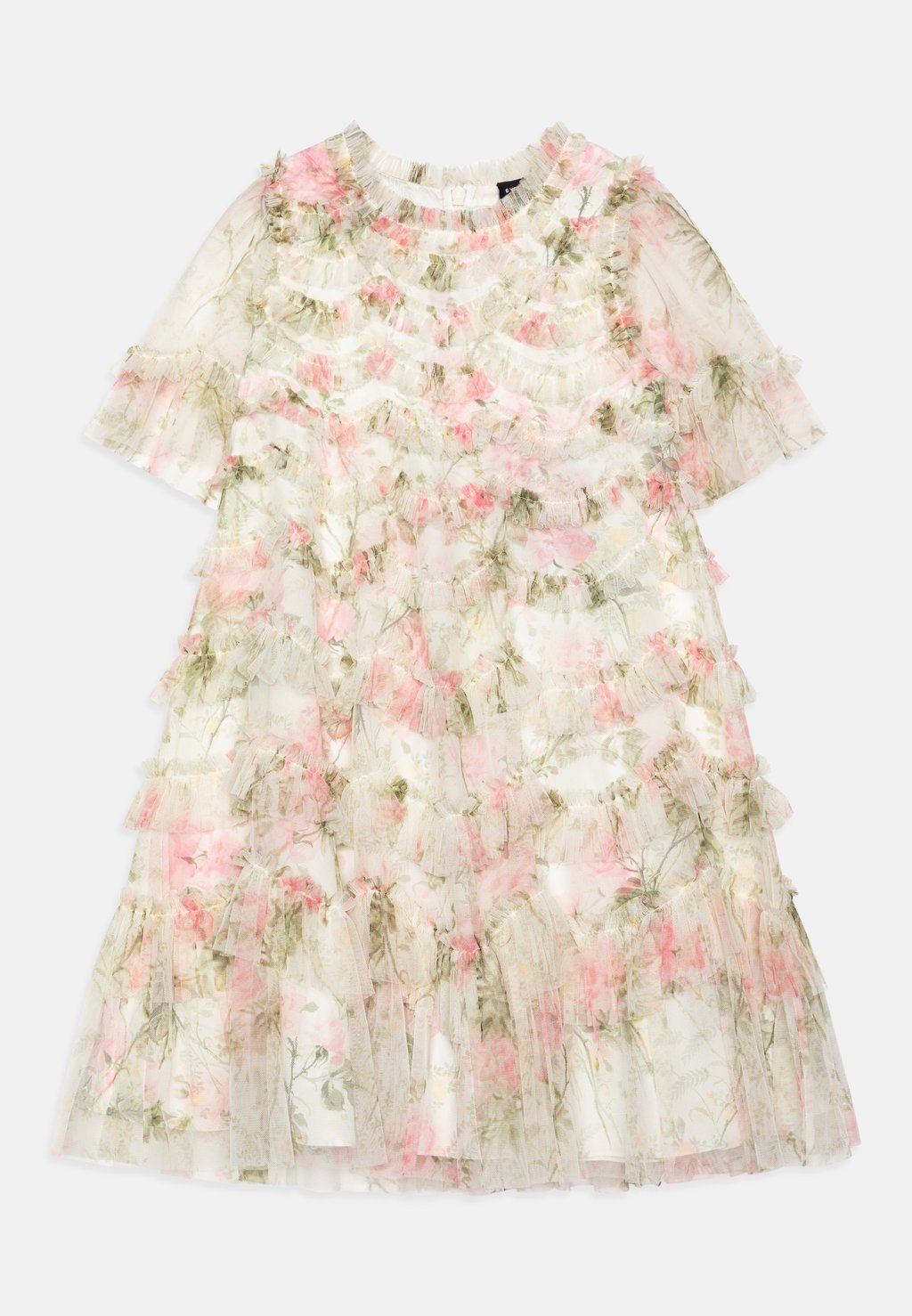 

Элегантное платье ROSE SCALLOP RUFFLE KIDS DRESS Needle & Thread, фуксия