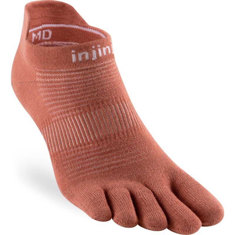 

Носки Injinji Run Lightweight No-Show, красный