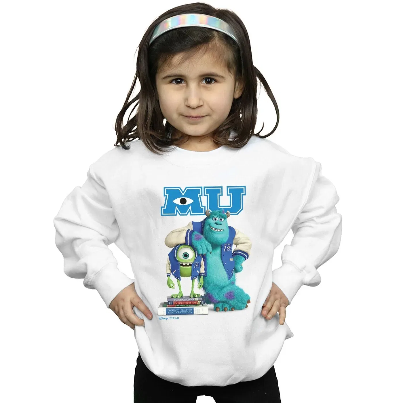 Свитшот с принтом Monsters University Disney, белый
