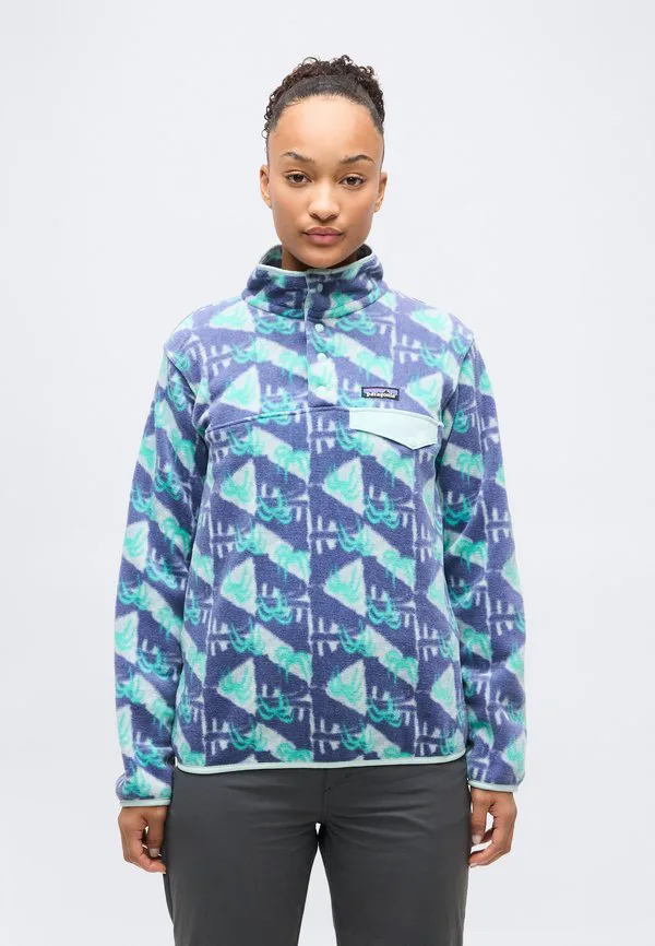 Флисовый джемпер synch snapt Patagonia, Jaguar/Blue Sage