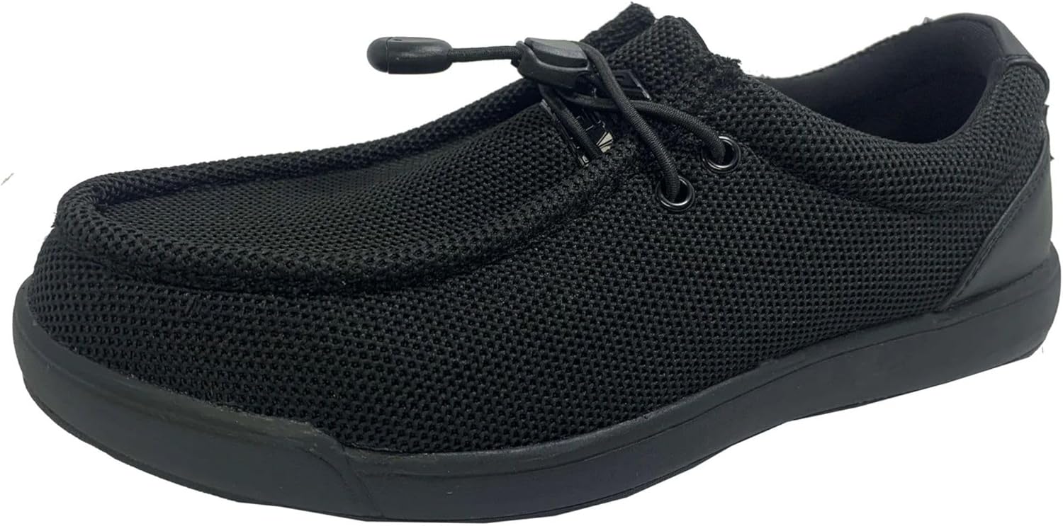 

Мужские гольф обувь SKONI без шипов, На липучке, Легкие, черный