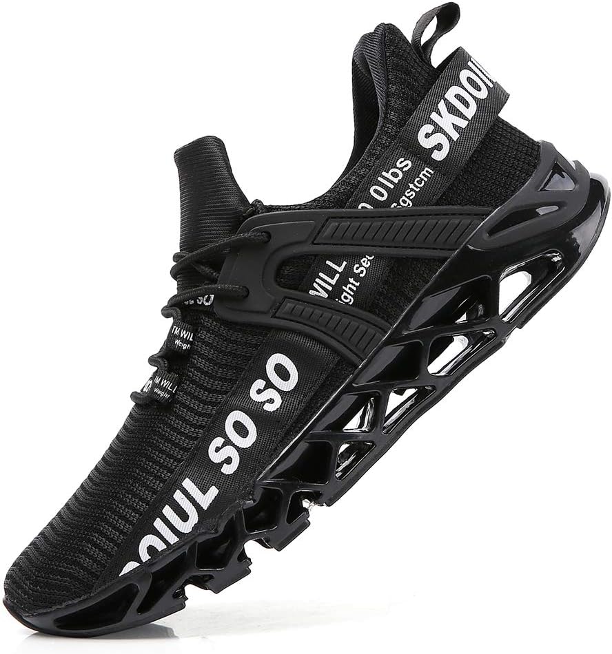 

Мужские кроссовки TSIODFO для бега, спорта, тенниса и ходьбы, белый/черный