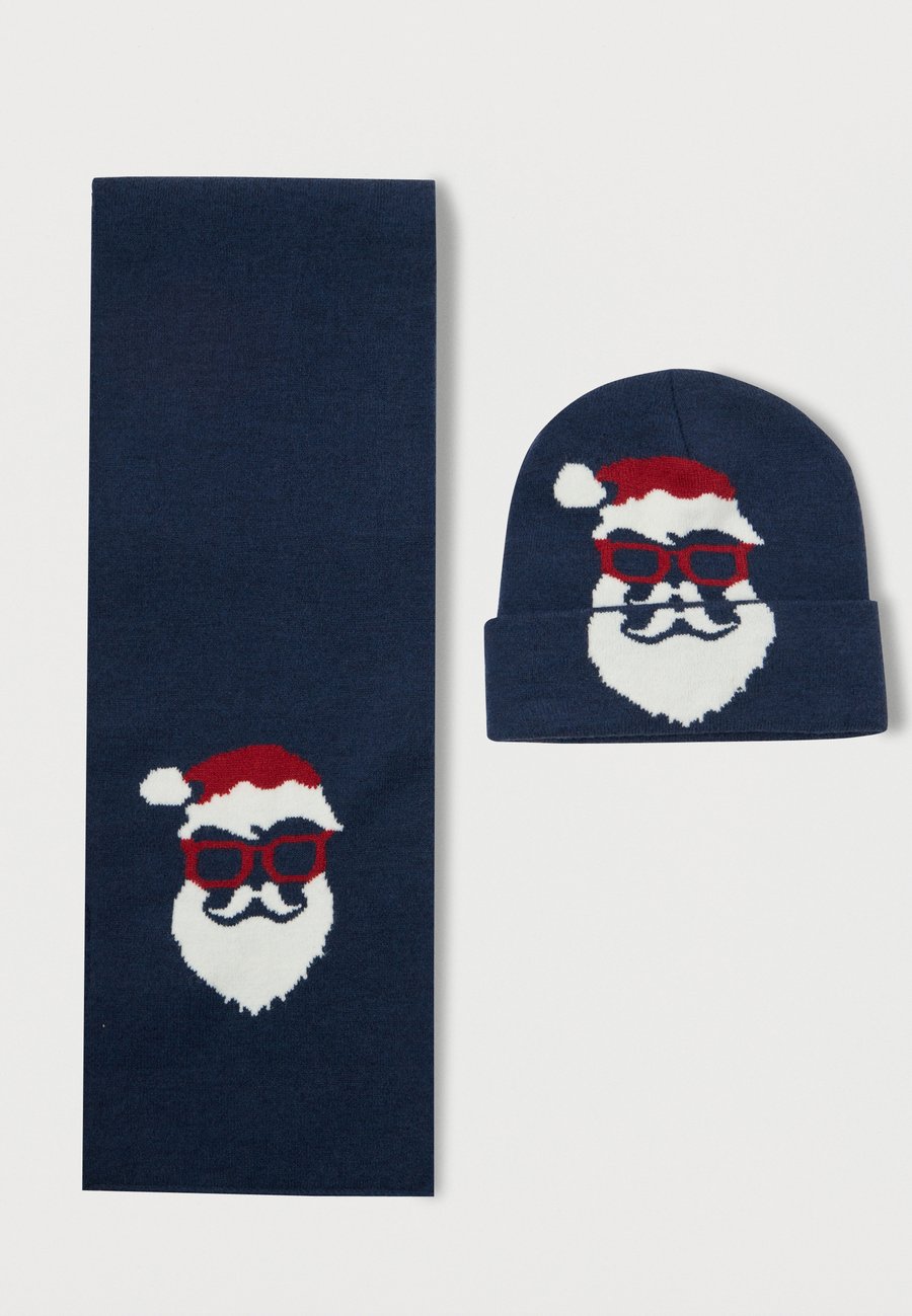 

Шапка Only & Sons ONSXAS BOX SCARF BEANIE UNISEX SET, Dark Navy/Dark Blue