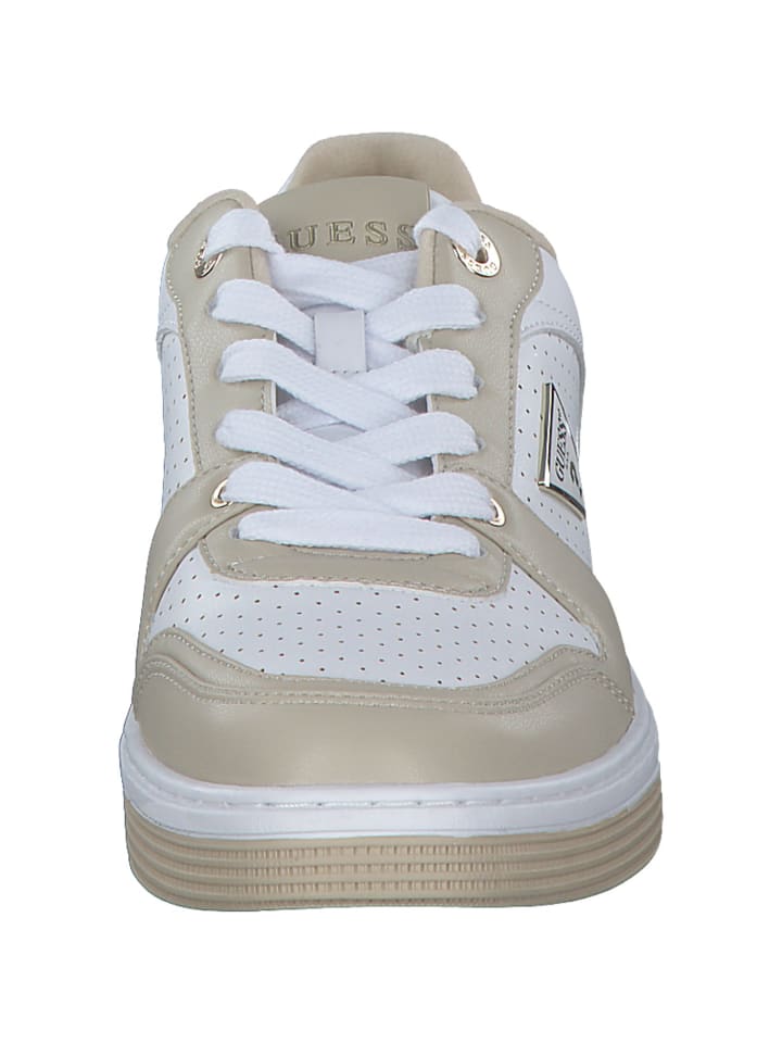 Элегантные туфли на шнуровке Guess, цвет beige/white — фото 4