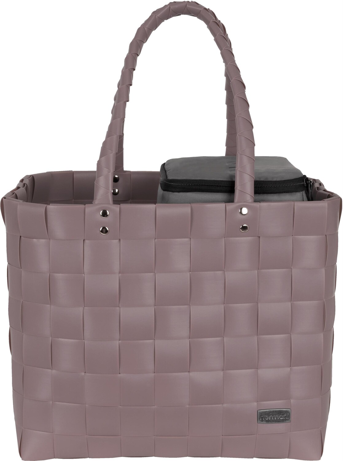 

Сумка шоппер normani Flechtkorb mit kleiner Kühltasche, цвет Dusty Pink
