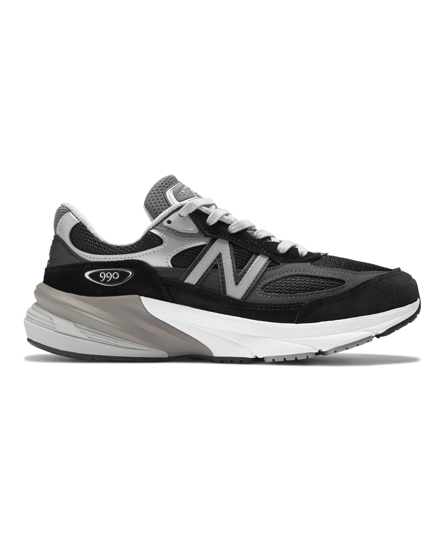 Мужские кроссовки New Balance Made in USA 990v6 чёрные