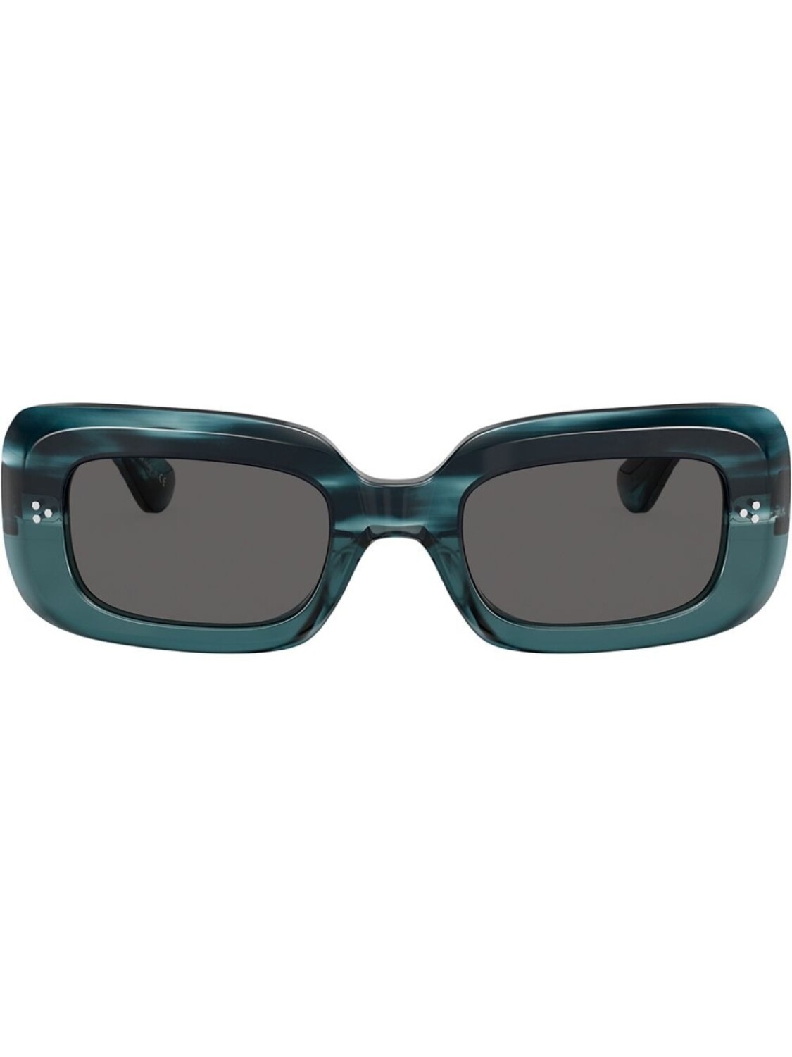 

Oliver Peoples солнцезащитные очки Saurine в прямоугольной оправе, серый