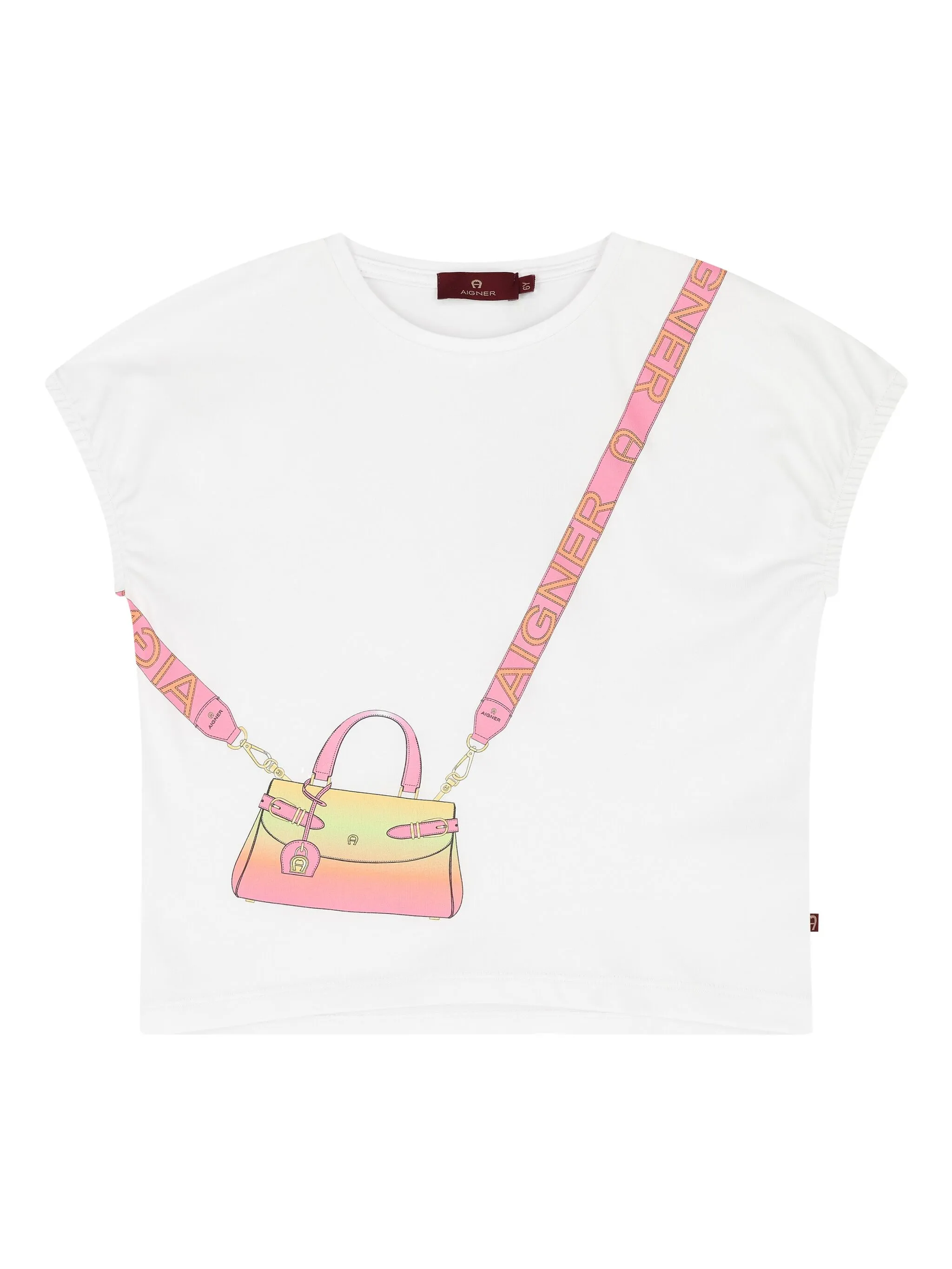 

Футболка с принтом Aigner Kids, белый