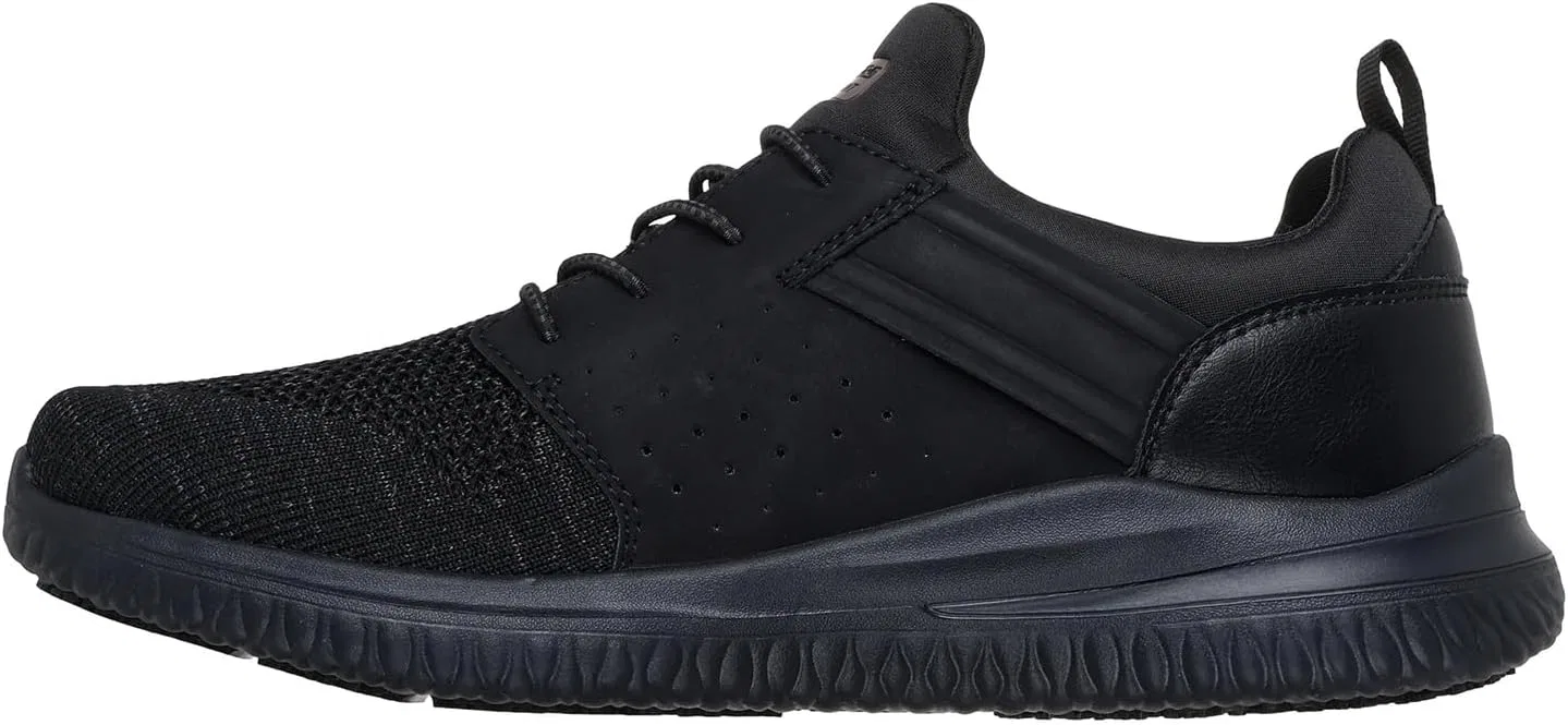 Мужские рабочие кроссовки Skechers Delson 3.0 Oteron 200291EC BLK, черные — фото 2