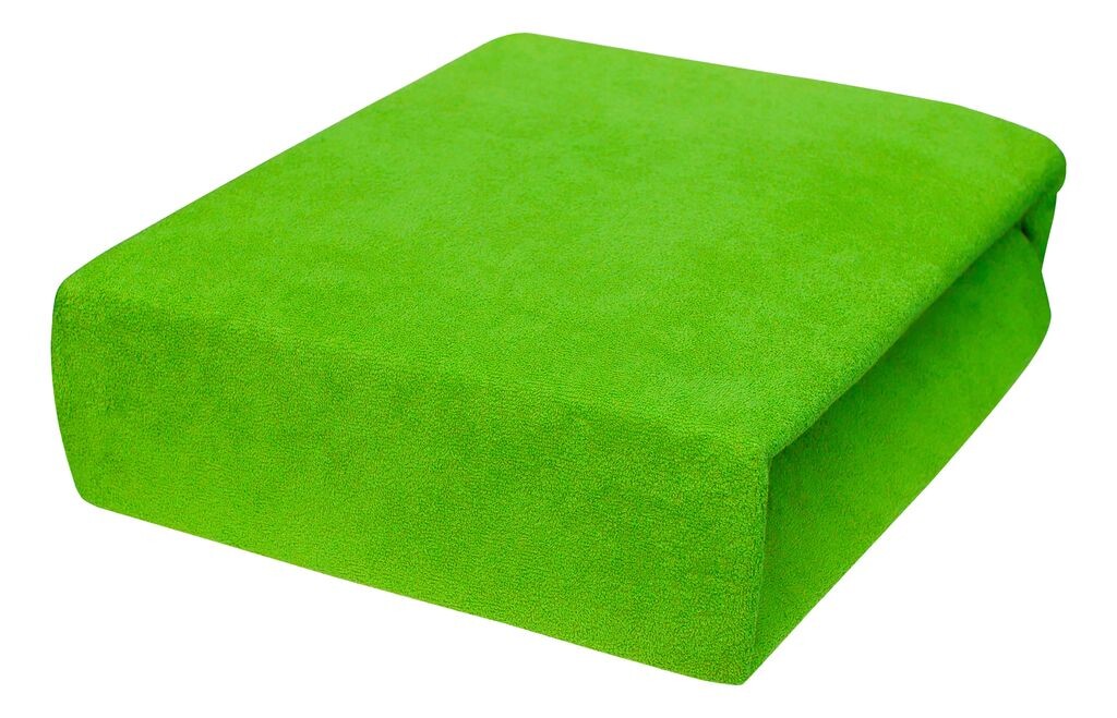 

Лучше всего для детей Простыня Green Apple Terry на резинке, разные размеры, 80x200 4myBaby GmbH