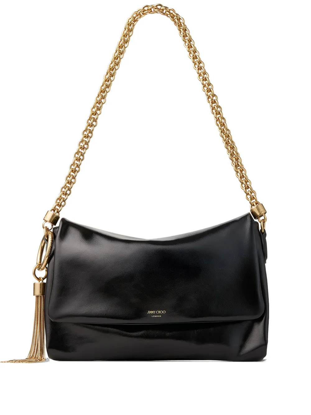 

Сумка на плечо Callie Flap с кисточкой Jimmy Choo, черный