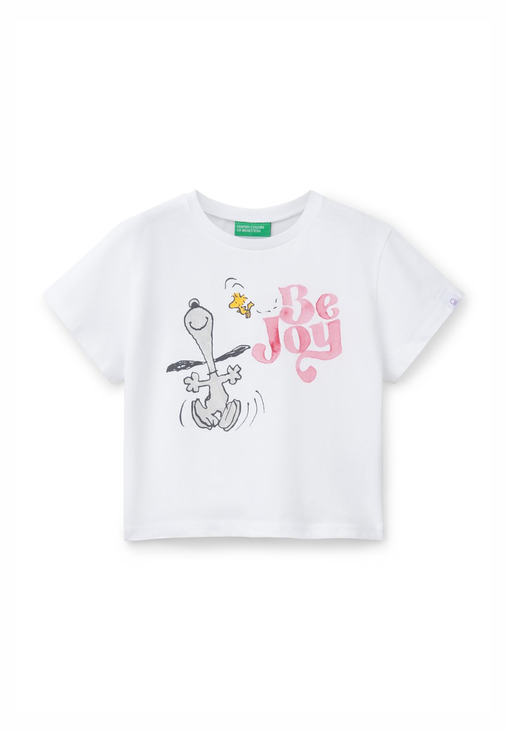 

Футболка с принтом CREW NECK SNOOPY PEANUTS United Colors of Benetton, белый