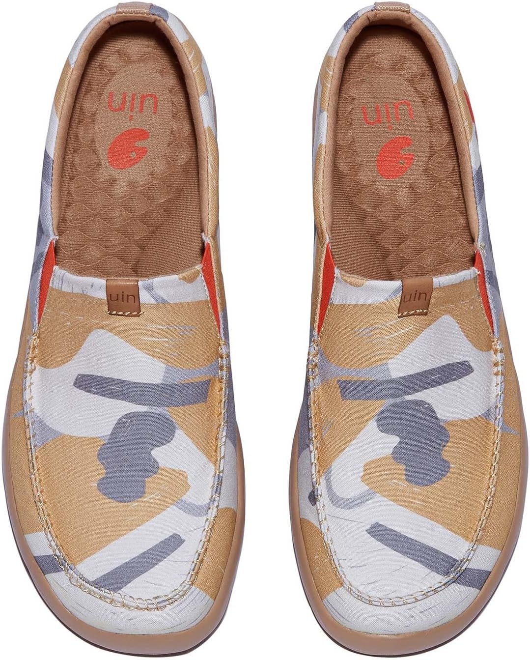 

Мужские художественные туристические туфли UIN, слипоны, повседневные раскрашенные лоферы, легкие и удобные модные кроссовки Nerja, Nerja - Towns in the Desert 2