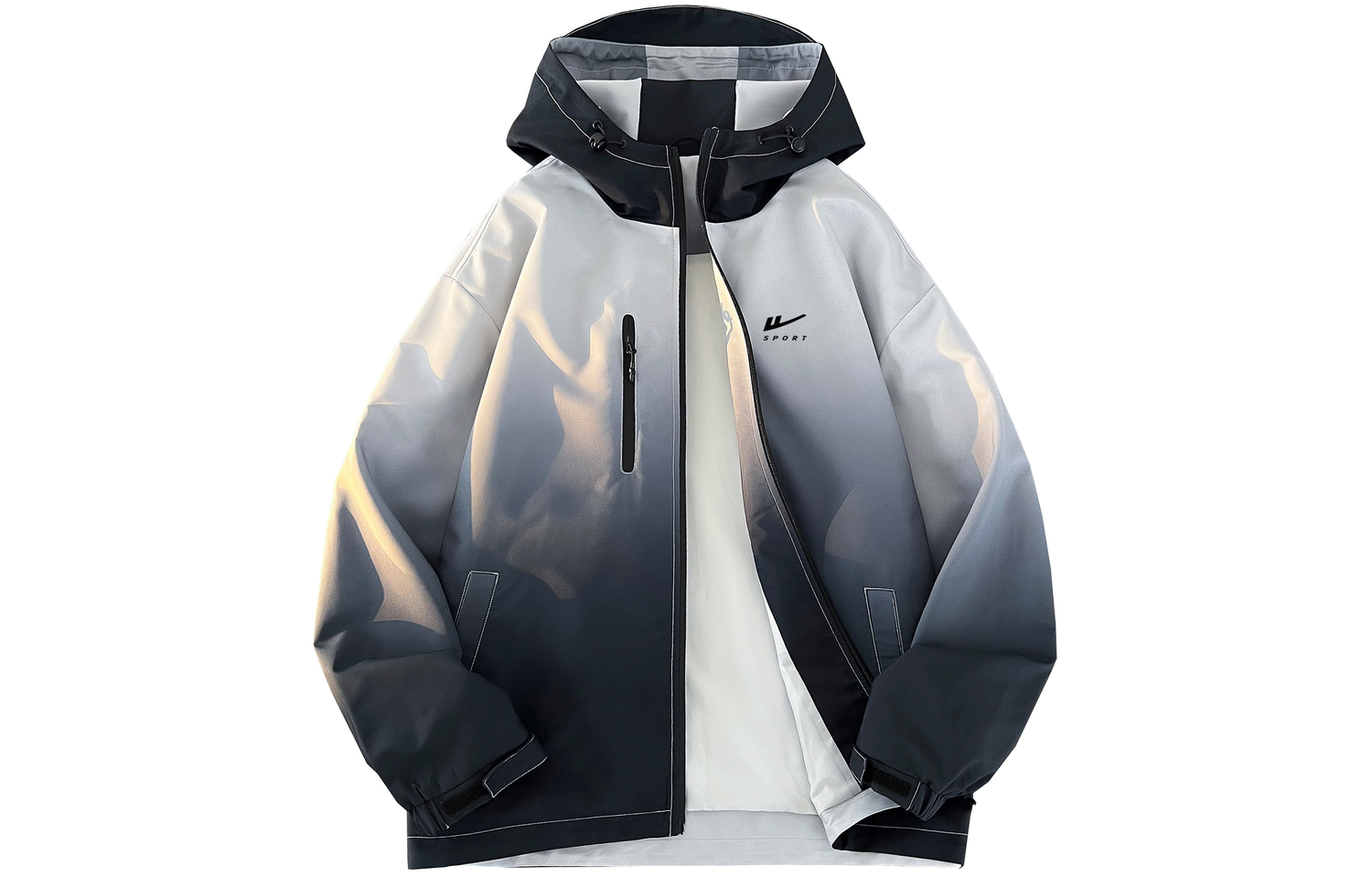 

Куртка ветровка Warrior Huichao Riding The Wind Collection непромокаемая, ветронепроницаемая и дышащая унисекс, цвет "Северное сияние" фиолетовый [В комплекте футболка с охлаждающим эффектом]