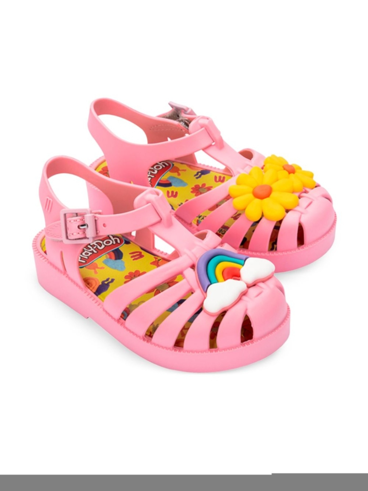 

Mini Melissa сандалии Possession из коллаборации с Play Doh, розовый