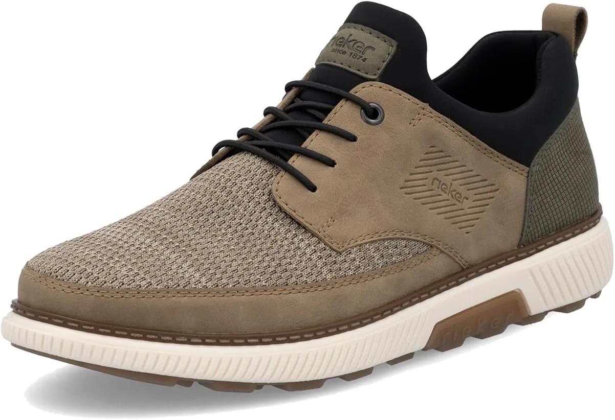 

Мужские туфли на шнуровке Rieker, размер 10 AU, бежевый